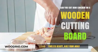 Safely Slicing Raw Chicken: A Guide to Wooden Cutting Boards