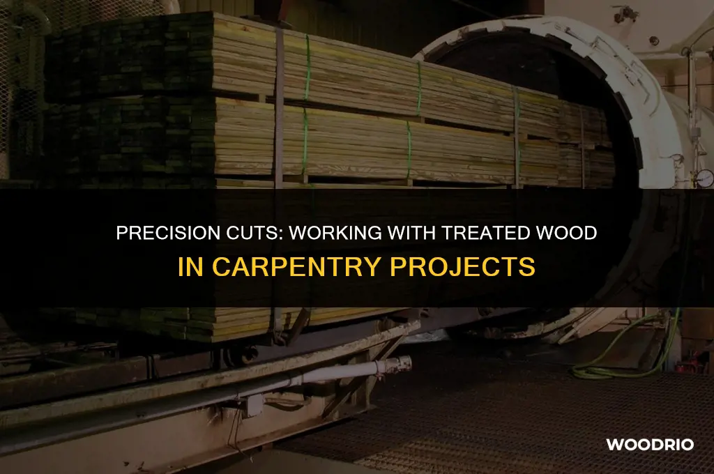 can you cut treated wood
