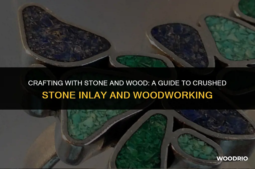 can you cut wood after doing a crushed stone inlay