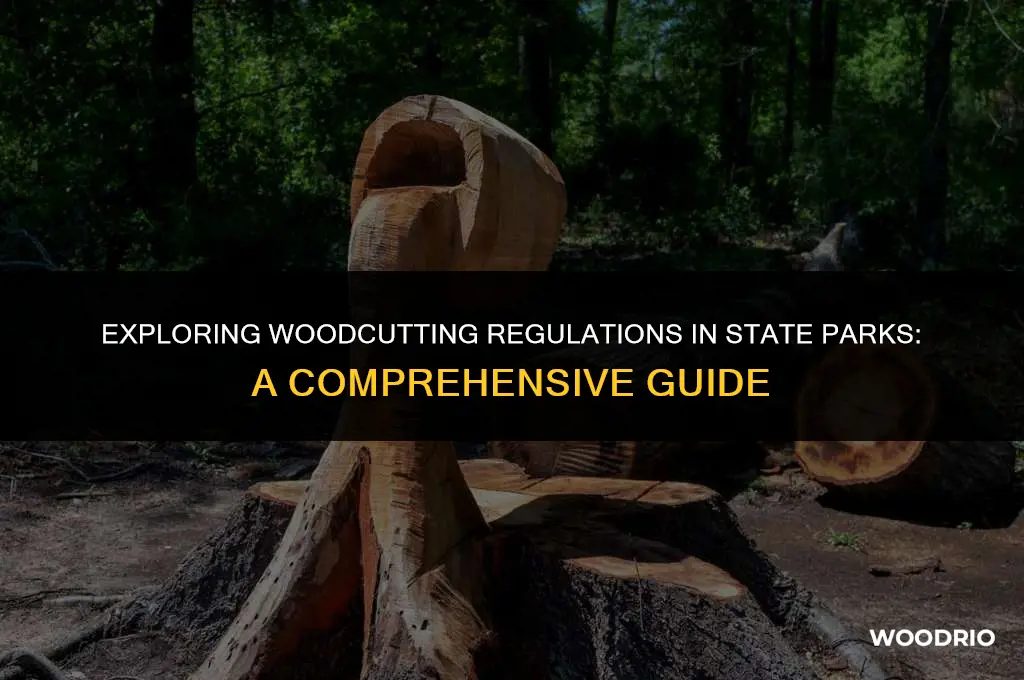 can you cut wood in a state park
