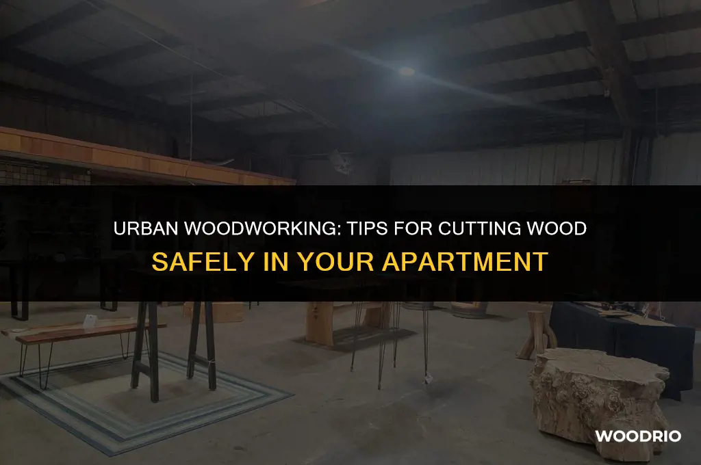 can you cut wood in your apartment