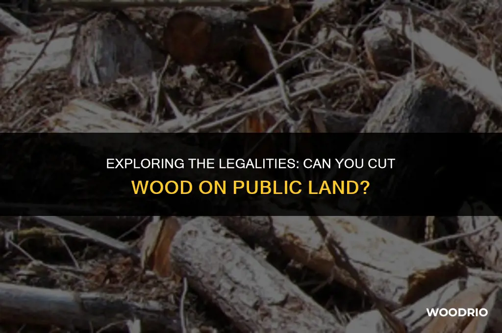 can you cut wood on public land