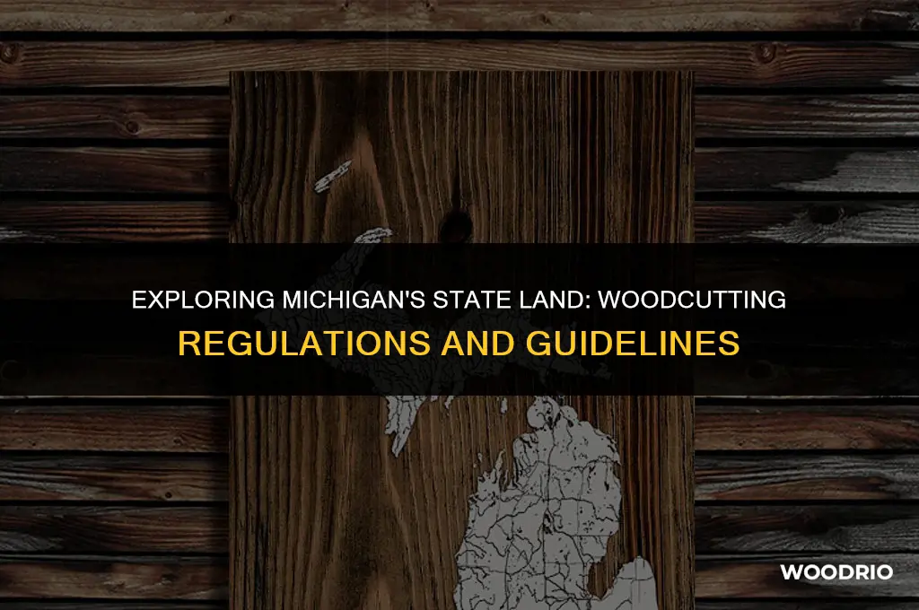 can you cut wood on state land in michigan