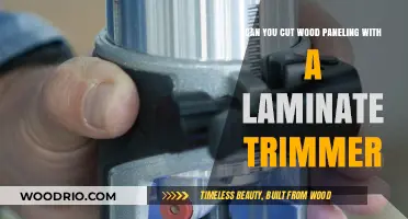 Precision Cuts: Using a Laminate Trimmer on Wood Paneling