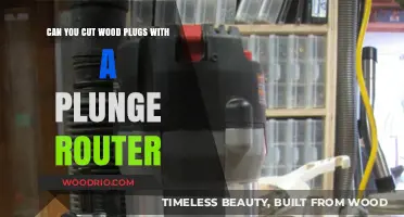 Crafting Wood Plugs: A Plunge Router's Precision Guide