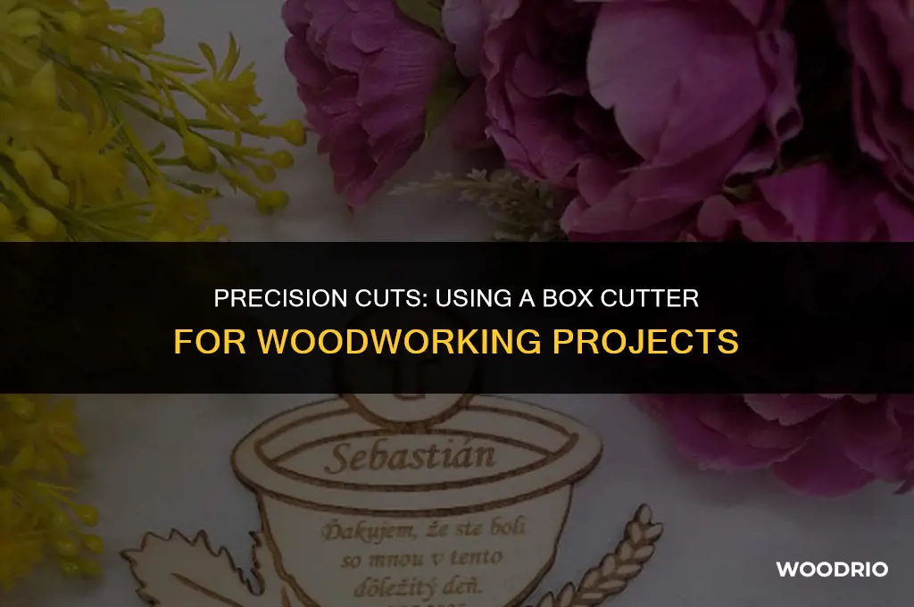 can you cut wood with a box cutter