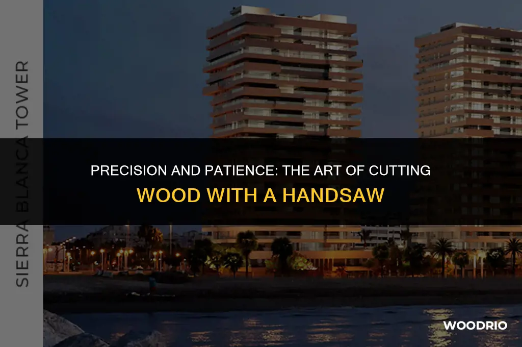 can you cut wood with a handsaw