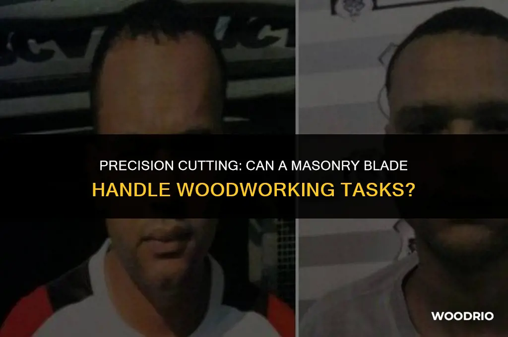 can you cut wood with a masonry blade