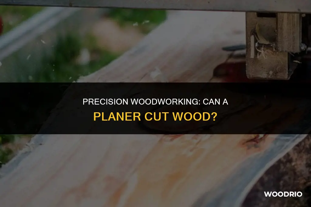 can you cut wood with a planer