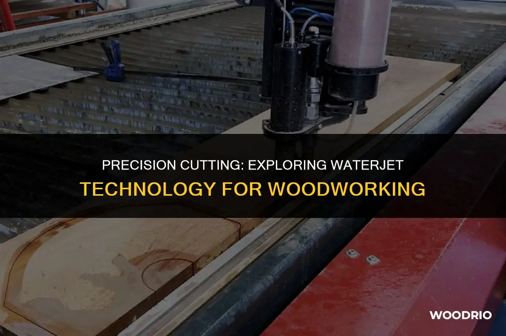 can you cut wood with a waterjet table