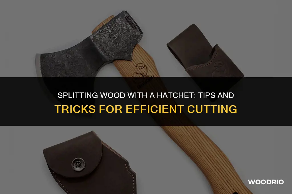 can you cut wood with hatchet