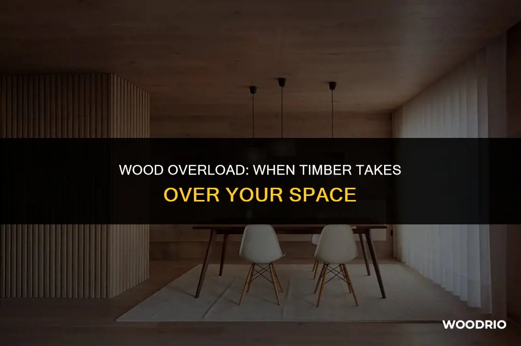 can you have too much wood in a room