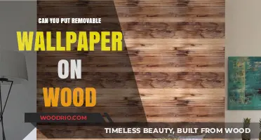 Transform Your Wood Surfaces: The Removable Wallpaper Revolution