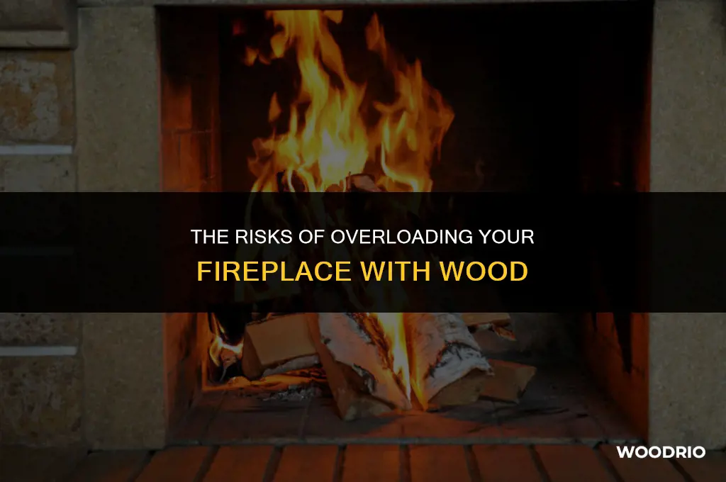 can you put too much wood in a fireplace