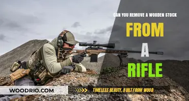 Disassembling Your Rifle: A Guide to Removing the Wooden Stock