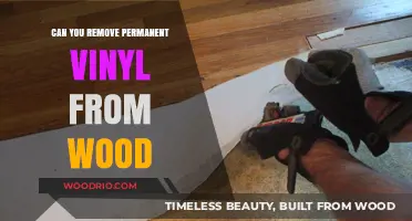 Efficiently Removing Permanent Vinyl from Wood Surfaces