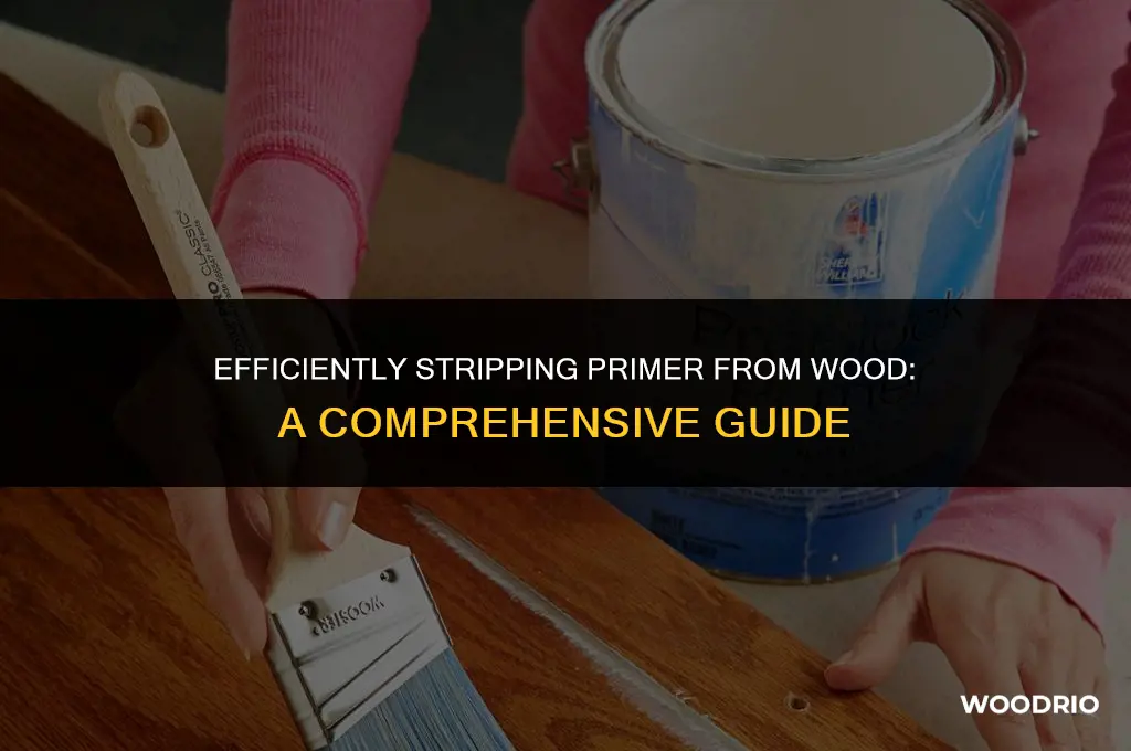 can you remove primer from wood
