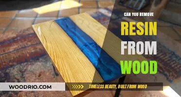 Efficiently Removing Resin from Wood: A Comprehensive Guide
