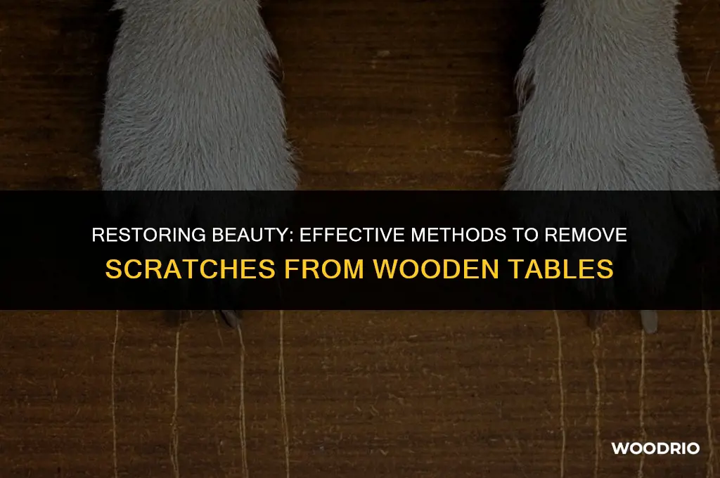 can you remove scratches from wood yable