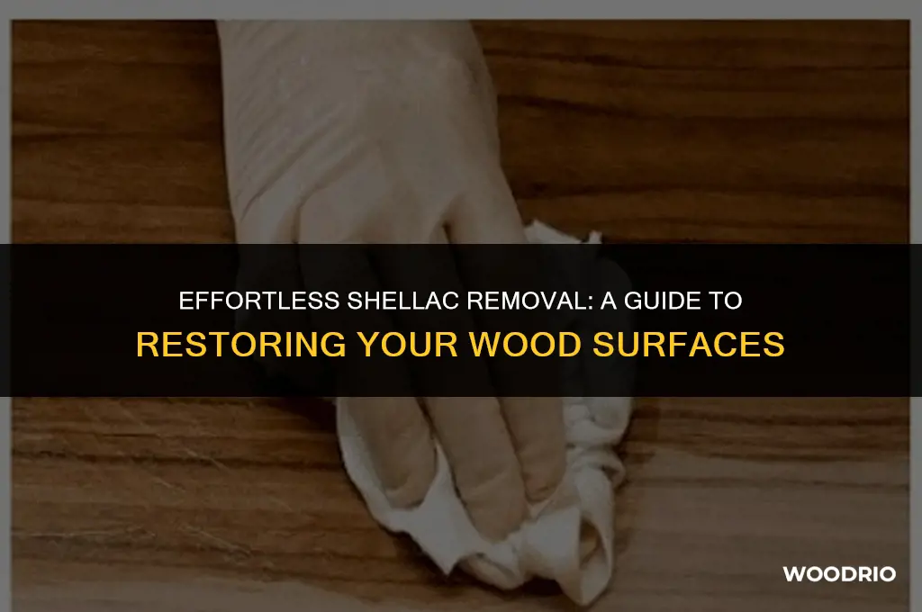 can you remove shellac from wood easily