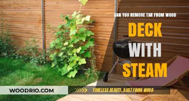 Effective Deck Cleaning: Removing Tar with Steam Power