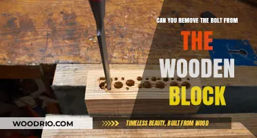 Unbolting the Block: A Guide to Removing Bolts from Wood