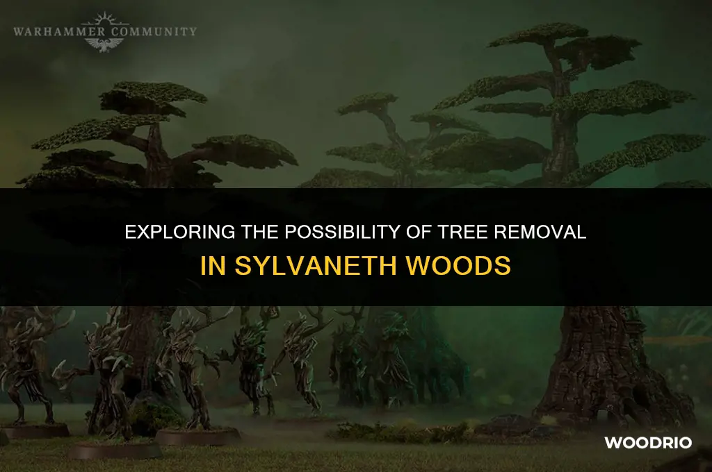 can you remove the tree on syvaneth woods