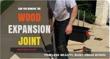 Wood Expansion Joints: Understanding Their Purpose and Removal Process