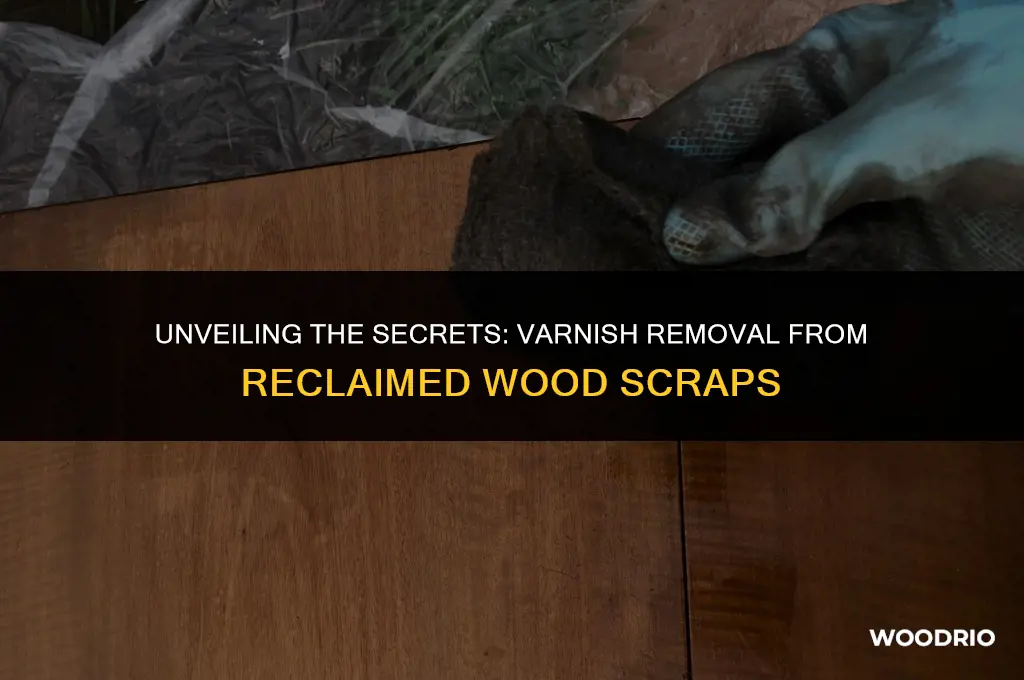 can you remove varnish from reclaimed wood scraps