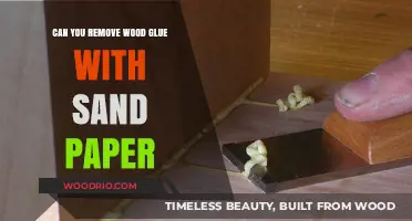 Efficiently Removing Wood Glue: A Sandpaper Solution Guide
