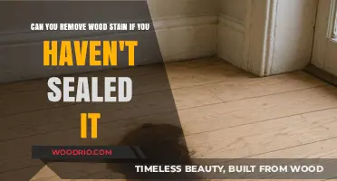 Unsealed Wood Stain Removal: Tips and Tricks for a Clean Finish