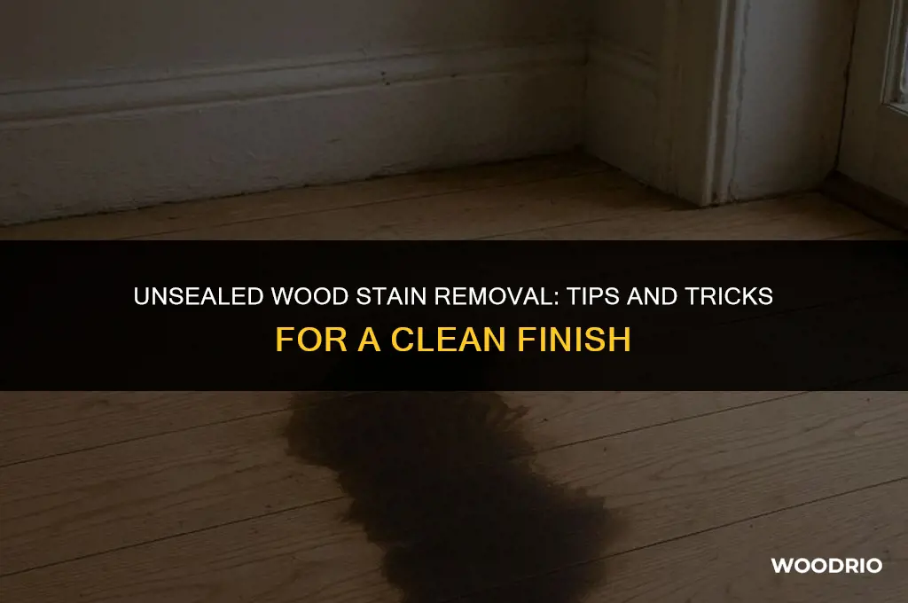 can you remove wood stain if you haven