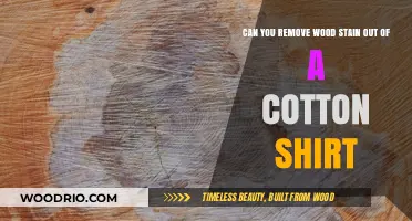 Efficient Methods to Remove Wood Stain from Cotton Shirts