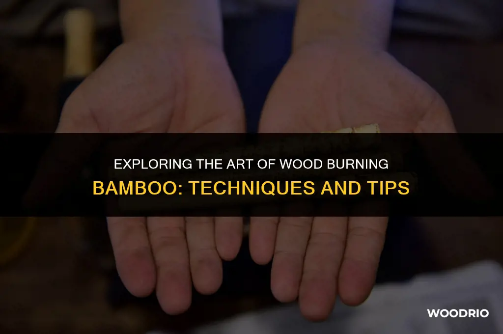 can you wood burn bamboo