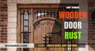 Stubborn Rust on Wooden Doors: Effective Removal Techniques