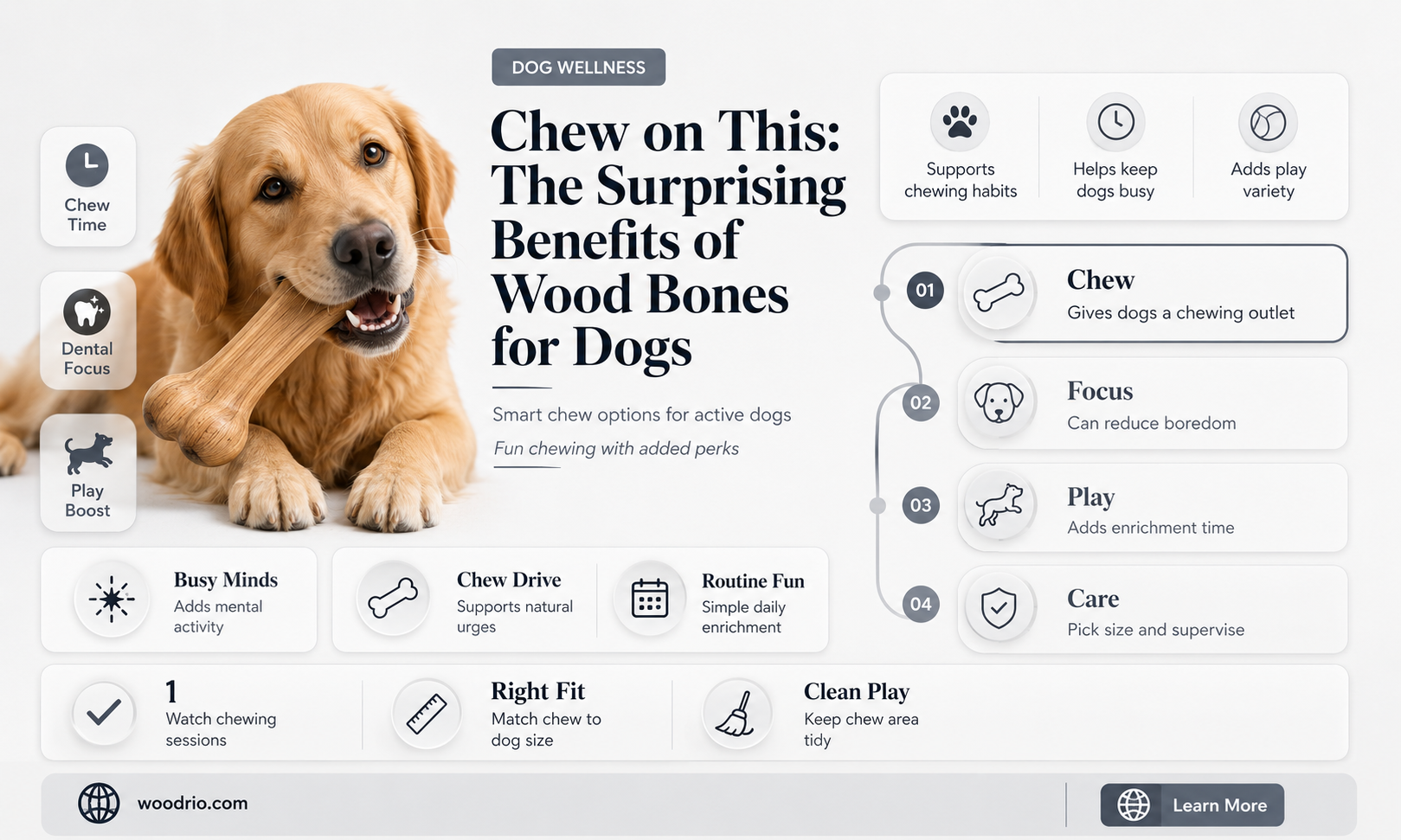 are wood bones good for dogs