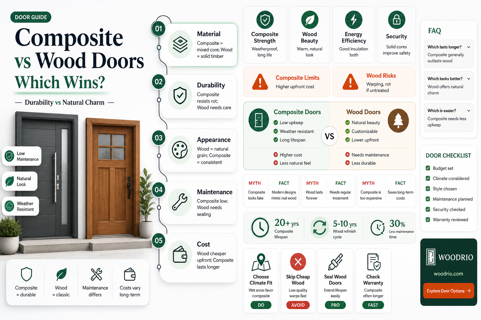 are composite doors better than wood