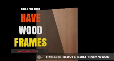 Exploring the Possibility of Wood Frames for Fire Doors