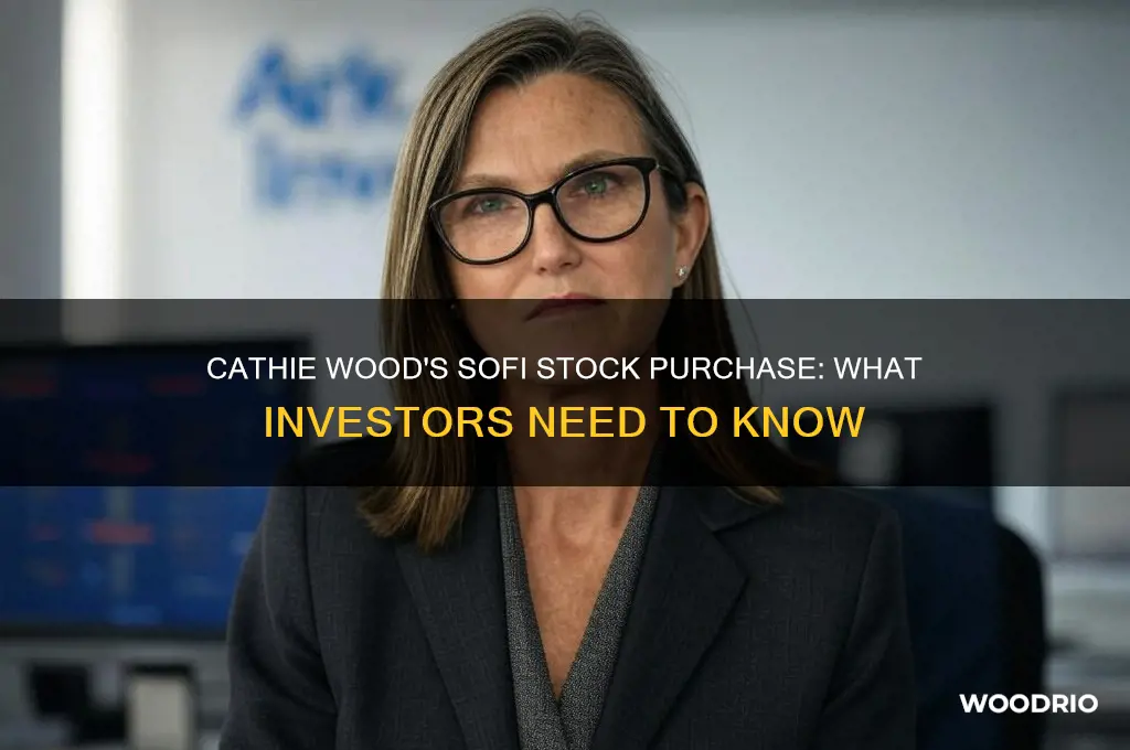 did cathie wood buy sofi stock