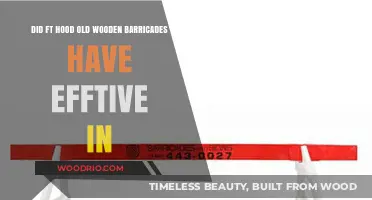 Were Ft. Hood's Old Wooden Barricades Effective in Ensuring Safety?