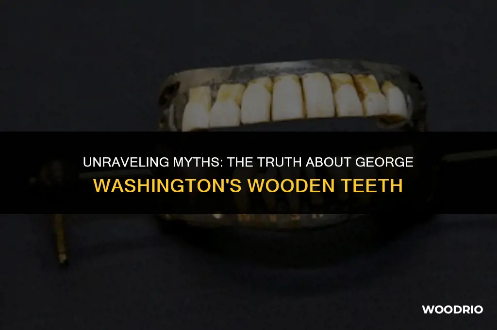 did george washington had teeth made of wood