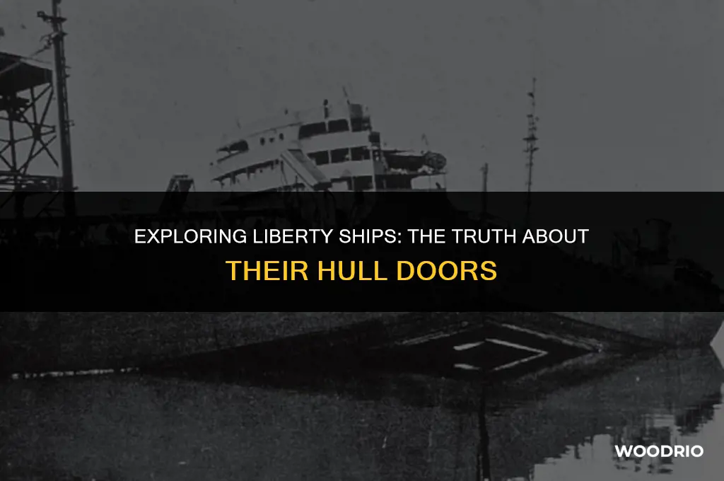 did liberty ships have wooden hull doors