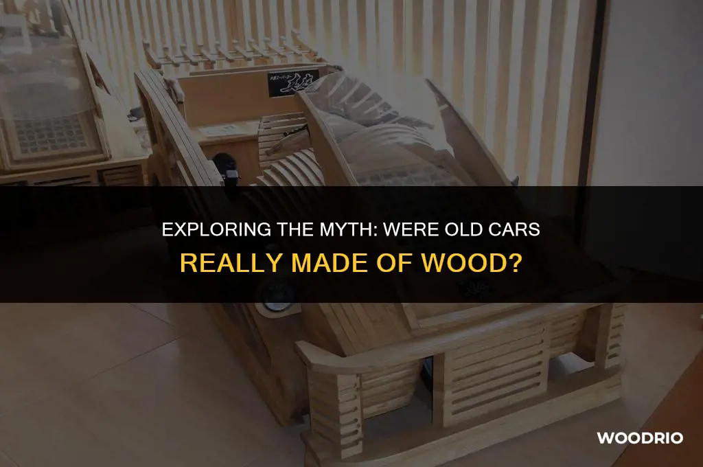 did old cars made of wood