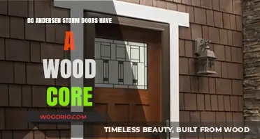 Exploring Andersen Storm Doors: Do They Feature a Wood Core?