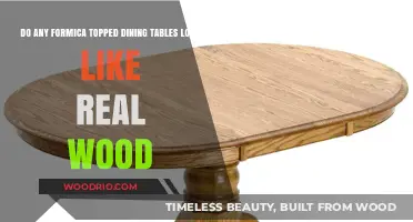 Formica vs. Real Wood: Can Dining Tables Fool the Eye?