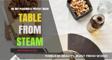 Can Placemats Shield Wood Tables from Steam Damage? Find Out!