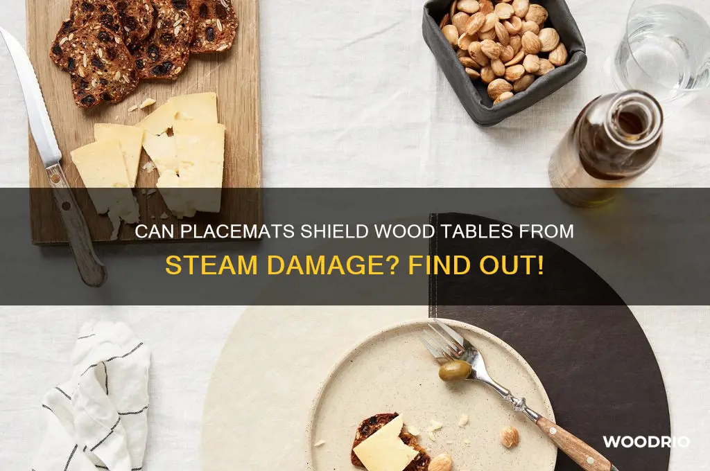 do any placemats protect wood table from steam