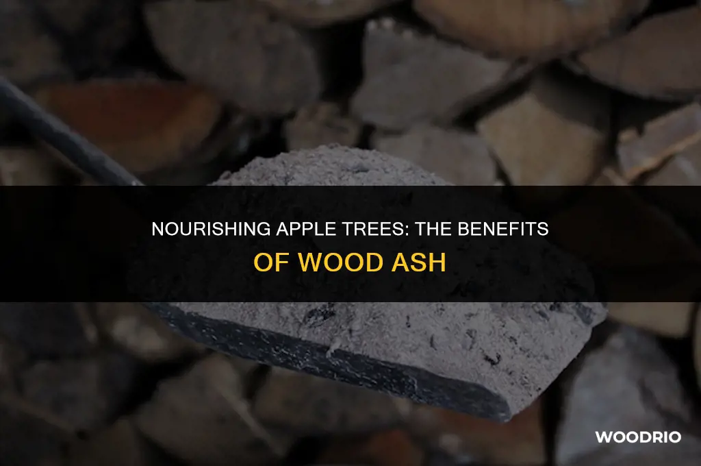 do apple trees like wood ash