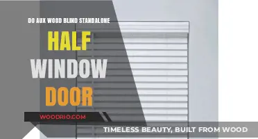 Half-Window Door Blinds: A Guide to Auxiliary Wood Options