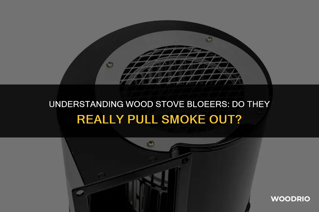 do bloeers on wood stoves pull smoke out